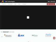 Tablet Screenshot of jijitechnologies.com